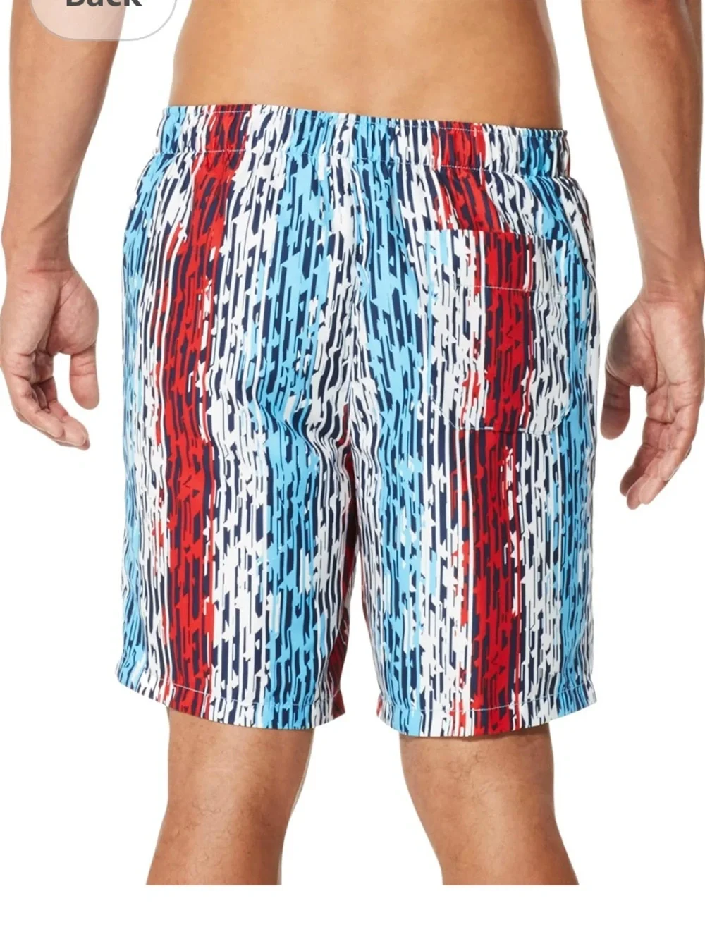 NWT Speedo Mens 18” Volley Star Racer Printed UV Protection Swim Trunks Size XXL